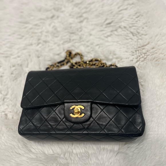 Chanel vintage classic double flap 24k Gold - Picture 5 of 11